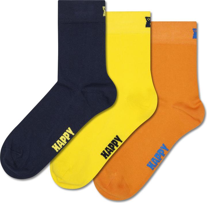 Image du produit Happy Socks 3-Pack Solid 1/2 Crew Socks (Lot de 3, 41 - 46)