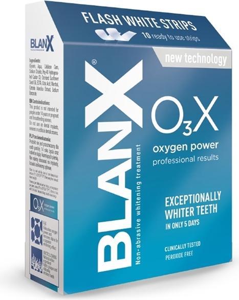 Actual product image Blanx O3X Teeth Whitening Strips 1op.-10pcs