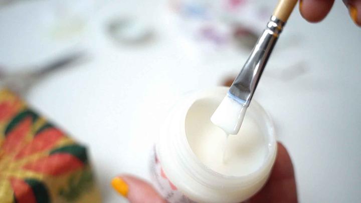 Produktbild Kreul 49153 - Art Potch Lack und Leim transparent glänzend, 750 ml, Serviettentechnik- und Dekoklebe (750 ml)