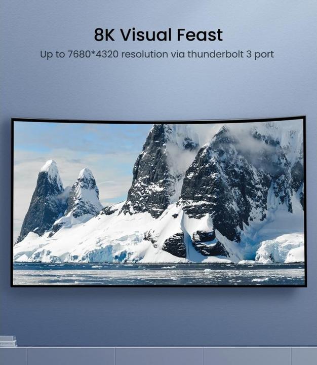 Actual product image Ugreen 5 in 2 -C Hub (USB-C, 5 ports)