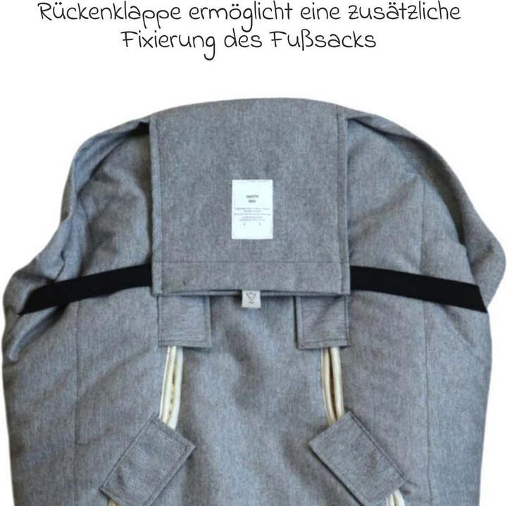 Image du produit Kaiser Baby Kaiser Lammfell Fusssack Iglu 2.0, light grey melange