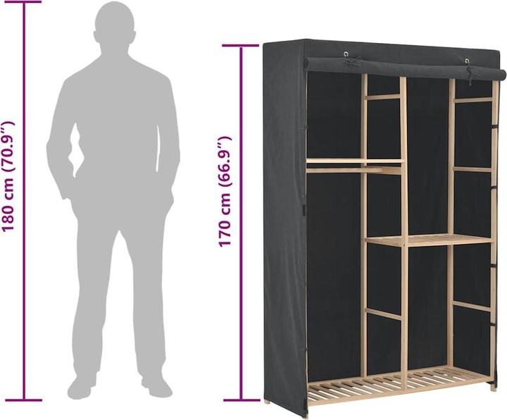Actual product image vidaXL Schrank (110 x 40 x 170 cm)