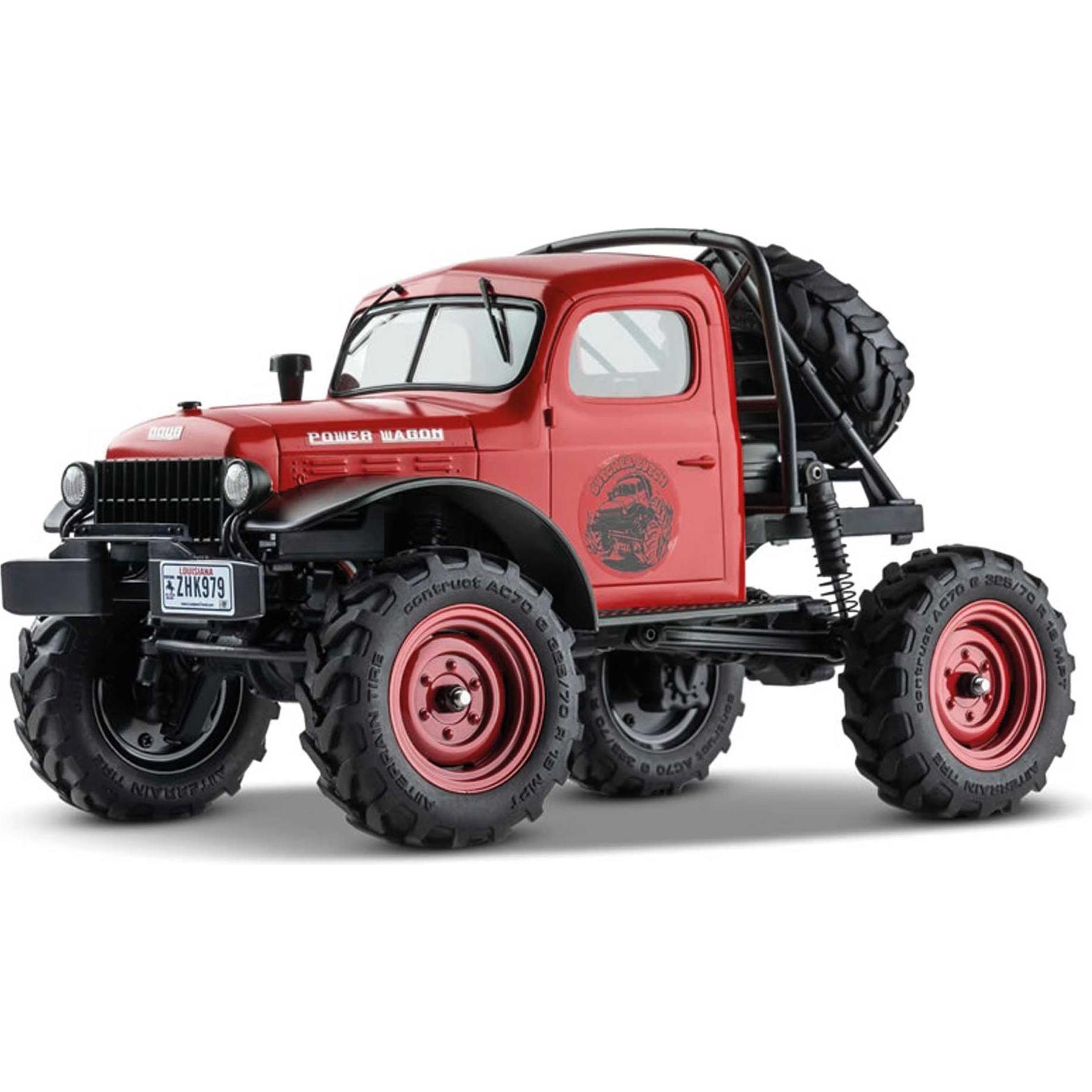 Thumbnail - FMS FCX24 Power Wagon Mud-Racer 1:24 rot - RTR 2.4GHz (RTR Ready-to-Run)