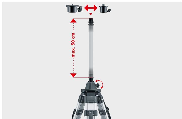 Actual product image Laserliner Stativ VarioStand, L: 180 cm, Zubehörtyp: Stativ