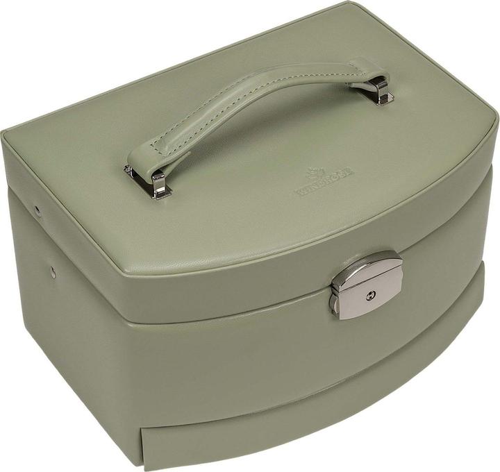 Actual product image Windrose 803692.14 - Automatic jewellery case with travel insert Merino Moda sage