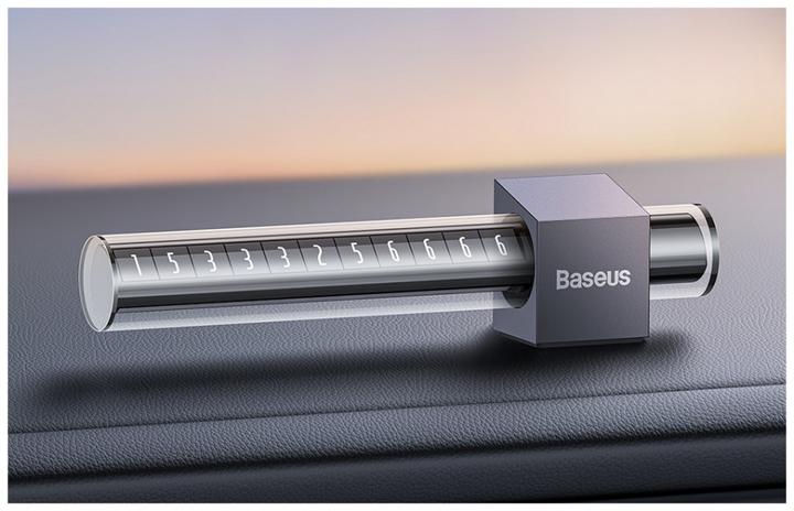 Actual product image Baseus Space Cabin temporary parking number plate