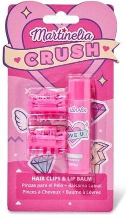 Aquarius Lot de 2 pinces à cheveux et baume à lèvres