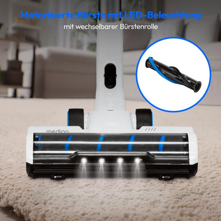 Actual product image Medion P400 W+ cordless stick hoover with mopping function