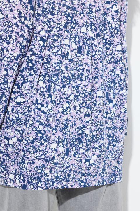 Produktbild Ulla Popken Shirt, A-Linie, Zierfalten, Carré-Ausschnitt, Langarm (42, 44)