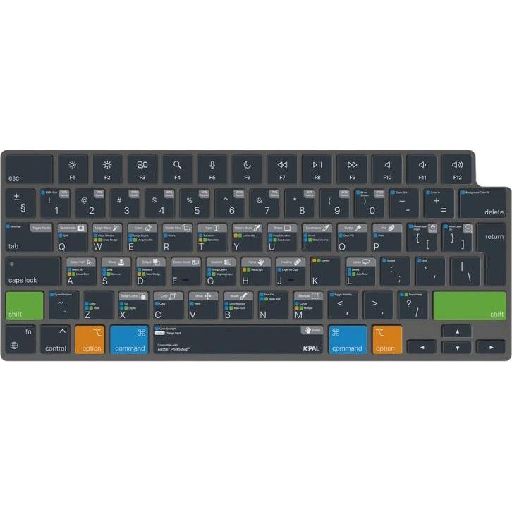 JCPAL Verskin Adobe Photoshop Shortcuts Keyboard Cover for MacBook Pro 14"/16" (M1 2021/M2 2023), MacBook, Notebook Ersa...