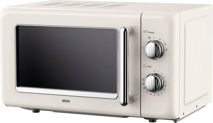 Produktbild Silva MW-R 25.3 beige Mikrowelle, 700 W, 20 L, Retro (20 l)