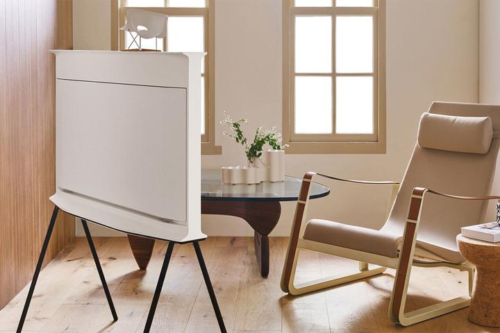 Actual product image Samsung The Serif QE55LS01BAU 55 4K Ultra HD SmartTVG (55", LS01B, QLED, 4K, 2022)