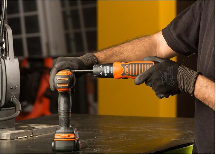 Actual product image Black & Decker 20 screw.bits + magnet.drive guide