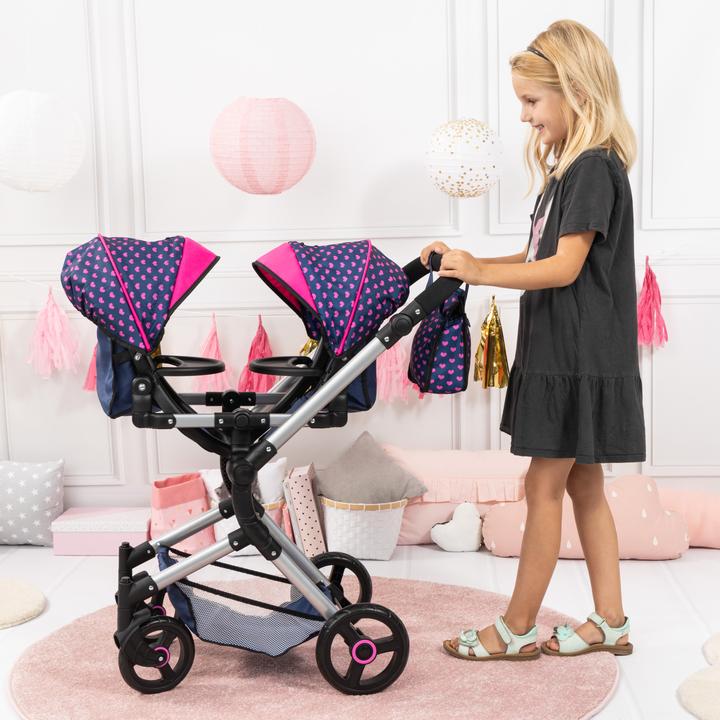 Actual product image Bayer - Twin Pram - Neo - Purple (26254AA)