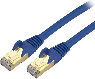 Actual product image StarTech 6in Blue Cat6a STP Cable (CAT6a, 0.20 m)