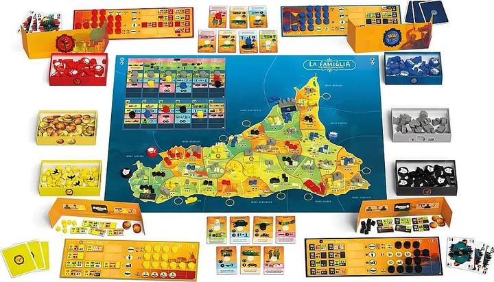 Actual product image Feuerland La Famiglia -The Great Mafia War (English, 4 Players)