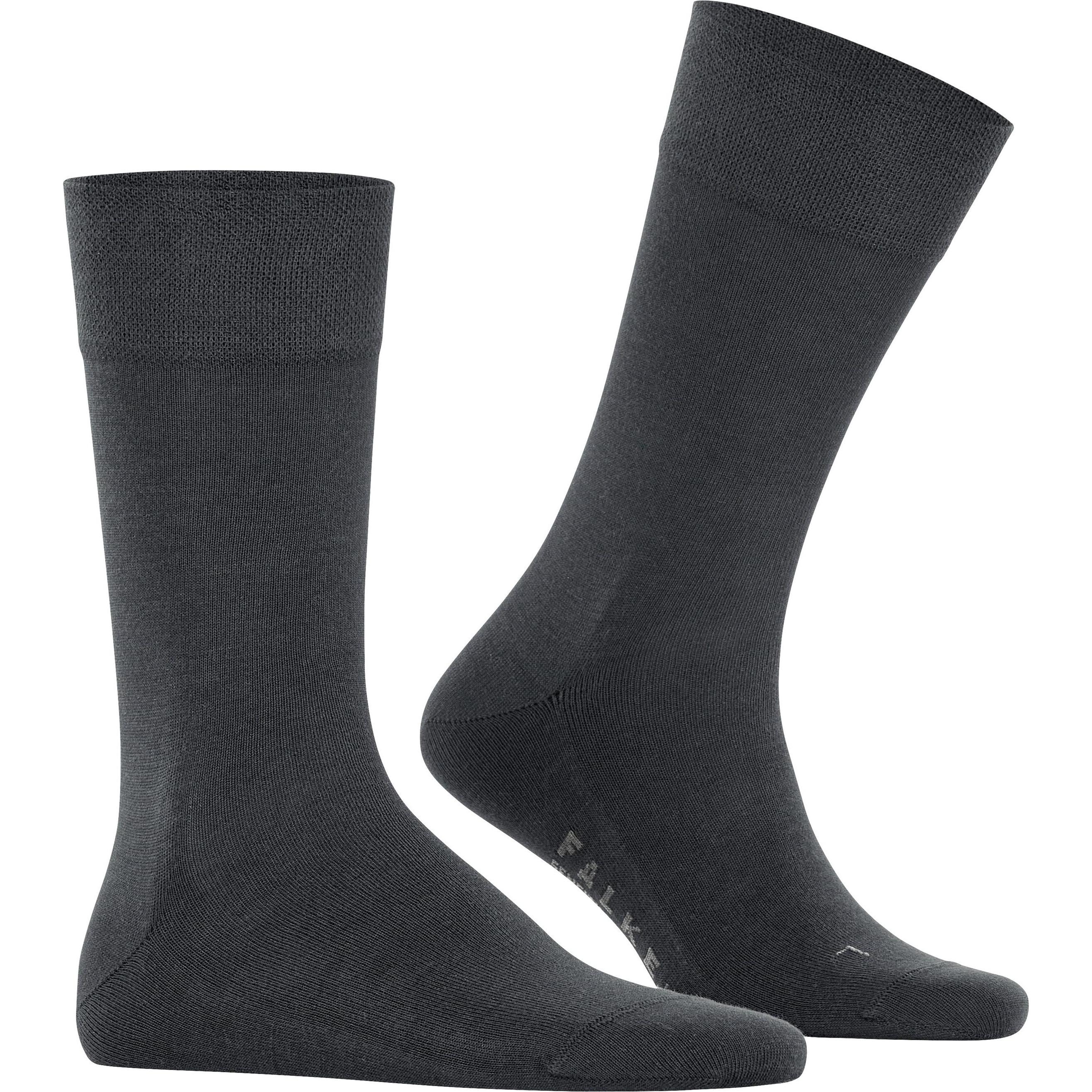 Falke, Herren, Socken, Sensitive New York, Grau, (Einzelpack, 43 - 46)
