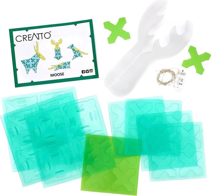 Produktbild Creatto Bastelset Moose 4 in 1