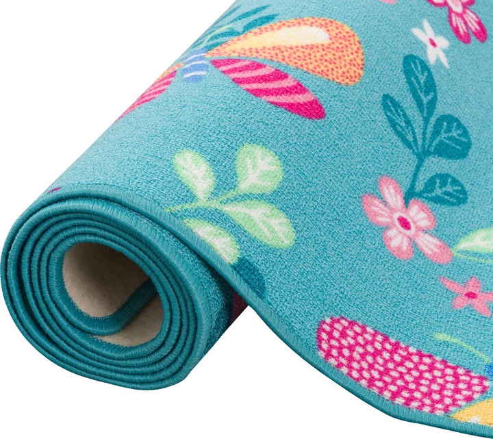 Actual product image Snapstyle Kids game carpet butterfly (133 x 133 cm)