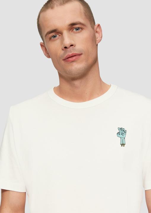 Image du produit S.Oliver T-Shirt T-Shirt mit Halloween-Stickerei (XL)