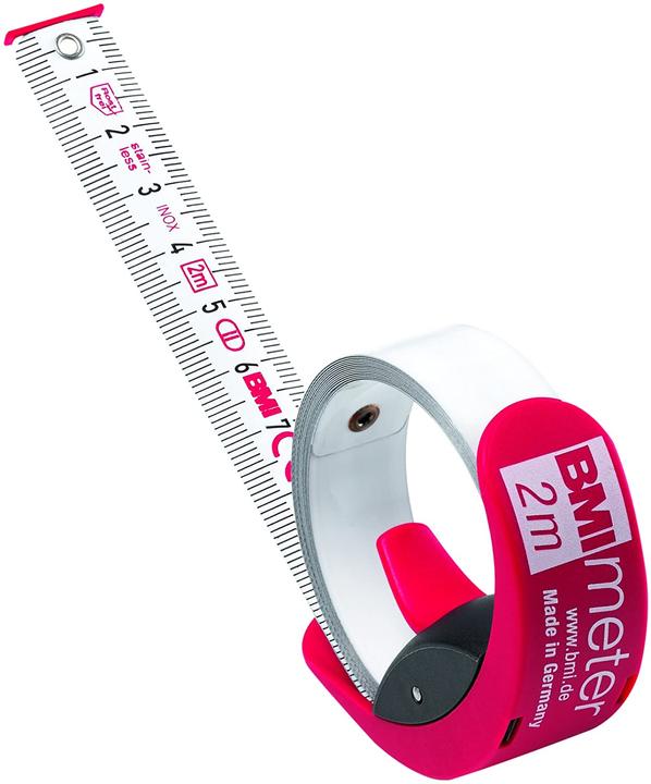 Produktbild BMI Taschenbandmass BMImeter 429 3 m Breite 16 mm Teilung mm/inch Edelstahlband (3 m)