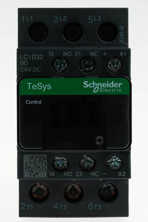 Image du produit Schneider Electric Contacteur 3 pôles à fermeture 32A 24VDC