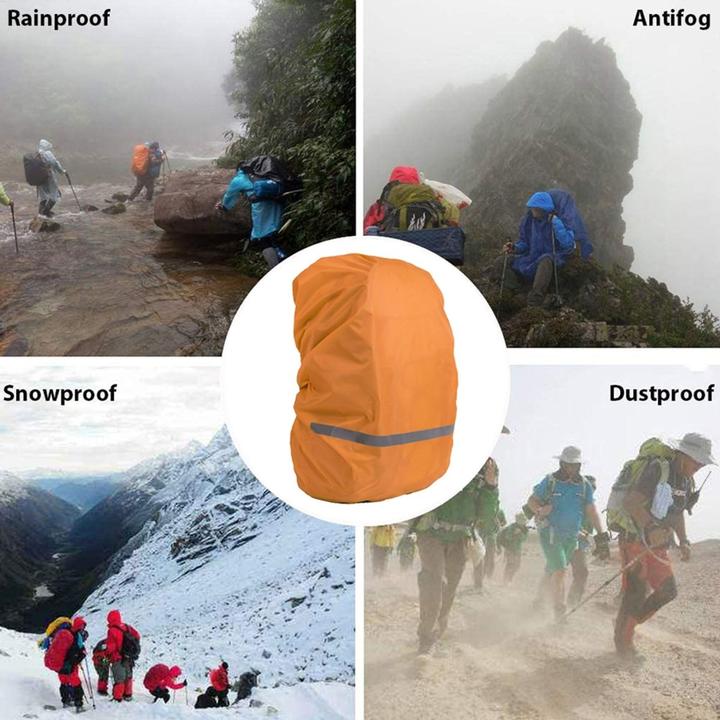 Produktbild König Design Regenabdeckung Regenschutz Regenhülle für Rucksack Schulranzen Raincover Überzug
