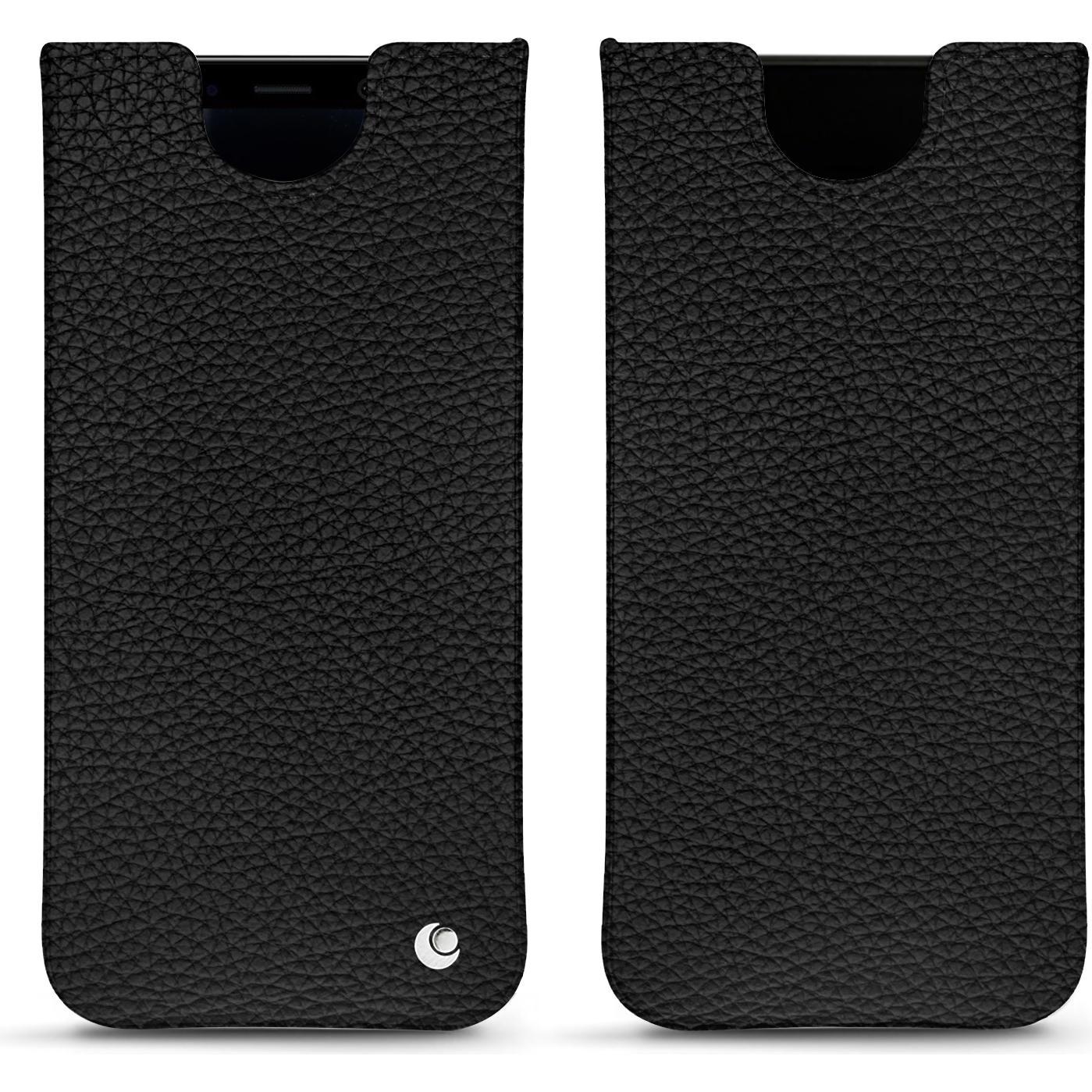 Noreve Lederschutzhülle (Samsung Galaxy S8+), Smartphone Hülle, Schwarz