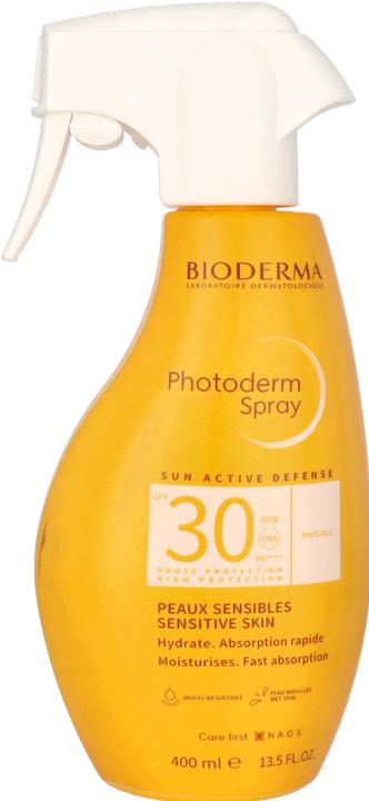 Actual product image Bioderma Photoderm Spray SPF 30 ml - Sun Spray - 400ml (Sun spray, SPF 30, 400 ml)