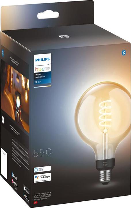 Immagine prodotto Philips Hue Philips E27 Confezione singola Globo gigante (E27, 7 W, 550 lm, 1 x, G)