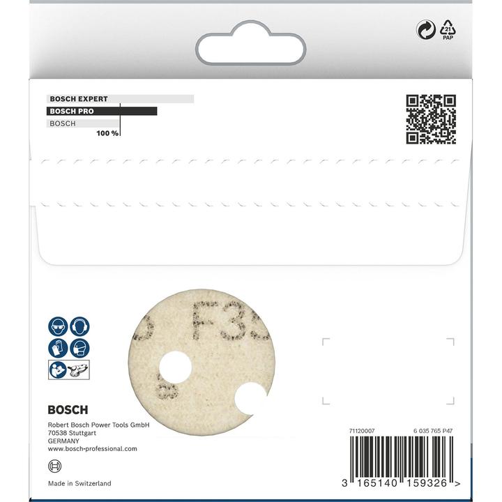 Actual product image Bosch Professional Zubehör PRO F355 sanding sheet, 115 mm, G1200 (1200)