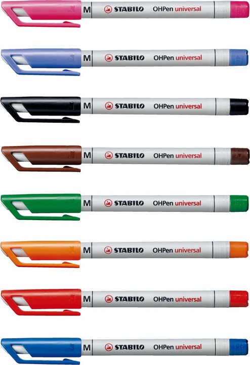 Produktbild STABILO OHPen universal Folienstift wasserlöslich (Schwarz, 1 mm, 1 x)