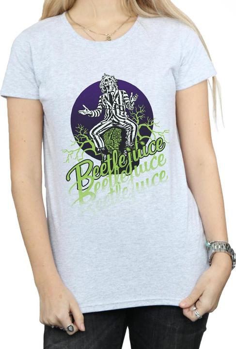 Immagine prodotto Beetlejuice Maglietta da donna/ragazzo in cotone Faded Pose (M)