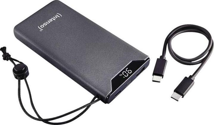 Image du produit Intenso Powerbank F10000 Gray (gris, 10 000 mAh, PD 3.0, Quick Charge 3.0) (10000 mAh, 20 W, 37 Wh)