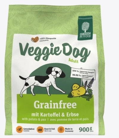 Image du produit Green Petfood Veggie Dog Grainfree Adult avec pomme de terre et pois (Adulte, 1 pcs, 927 g)
