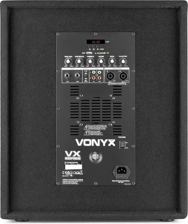 Actual product image Vonyx VX1015BT (Active, 1x 1000 W)