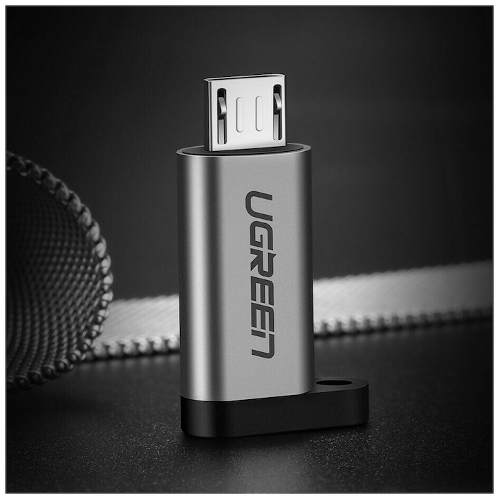Actual product image Ugreen Micro USB to USB-C Adapter (Micro USB, USB Type C)