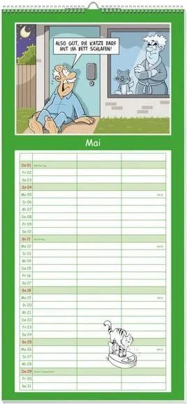 Produktbild Oma & Opa - Der Rentnerplaner 2025 (21 x 45 cm, Deutsch)