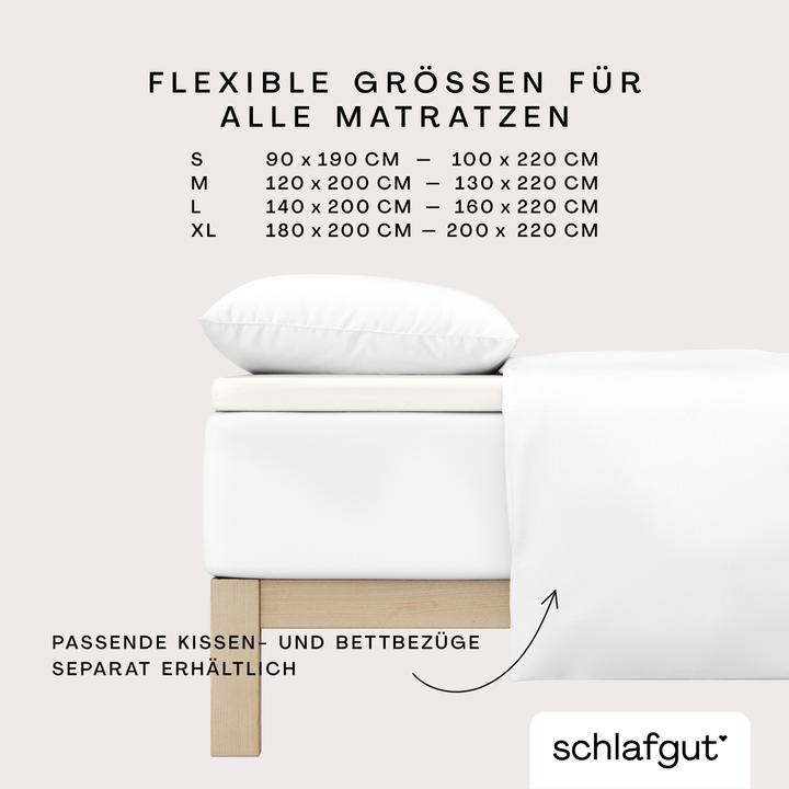 Actual product image schlafgut Pure Topper (90 x 190 - 100 x 220 cm)