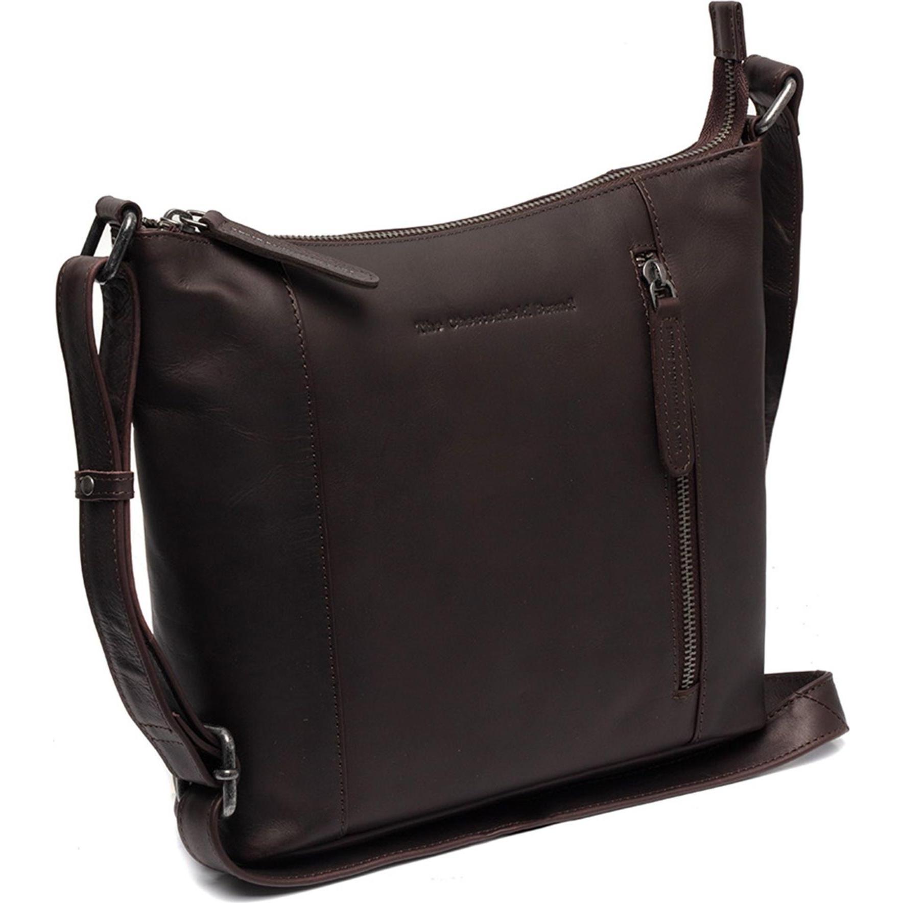 The Chesterfield Brand, Handtasche, Vervins Umhängetasche Leder 24 cm, Braun