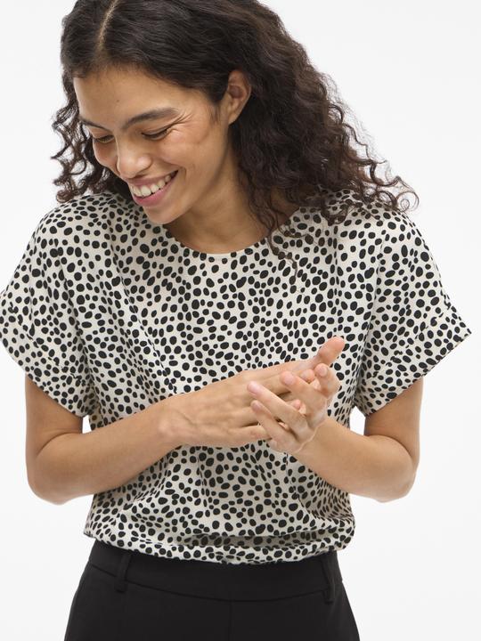 Immagine prodotto Vila Rundhals Oberteil mit kurzen Ärmeln (36)