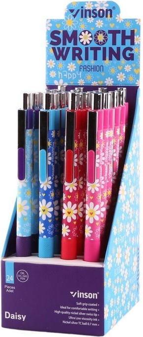 Immagine prodotto Easy Automatischer Kugelschreiber. Fashion Daisy blau (24Stk) (Blu, 24x)