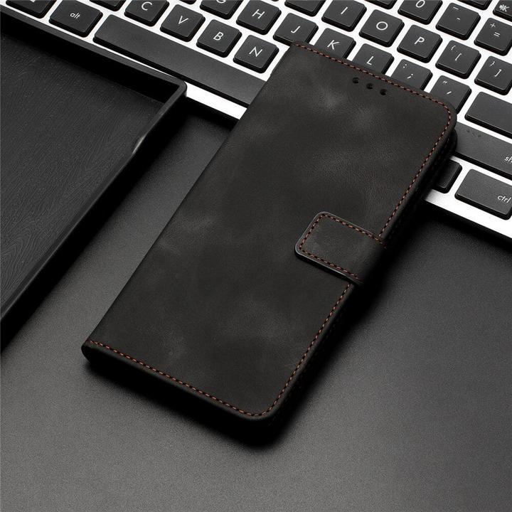 Immagine prodotto Cover-Discount Galaxy S25 FE – Wildleder Look Etui im Vintage Design (Samsung Galaxy S25 FE)