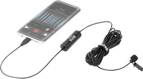 Actual product image Boya Lavalier microphone BY-DM2 for Android