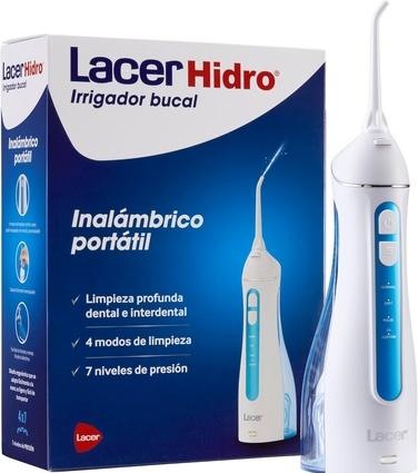 Lacer HIDRO Irrigatore orale portatile senza fili con pulizia interdentale rapida ed efficace 4 pulizia