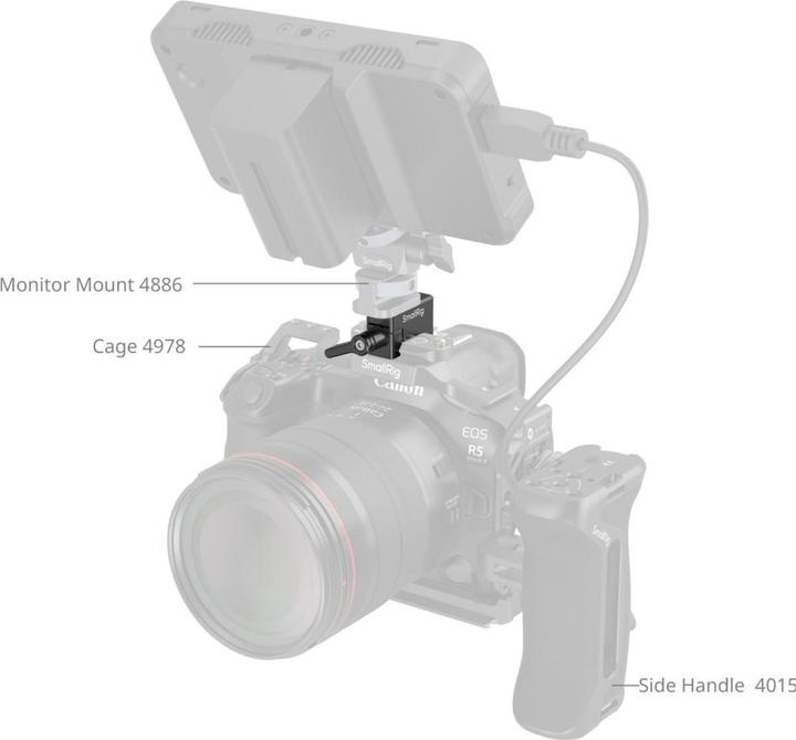 Produktbild SmallRig Universal NATO Clamp Support 1973B