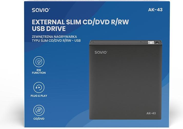 Image du produit Savio AK-43 (Graveur de DVD, Graveur de CD)