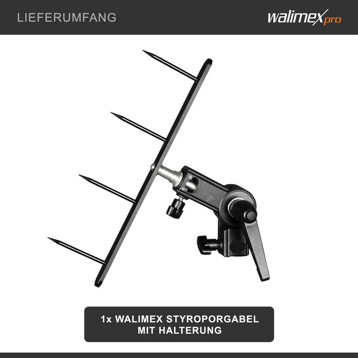 Image du produit Walimex Fourchette en polystyrène avec support (Support de stand)