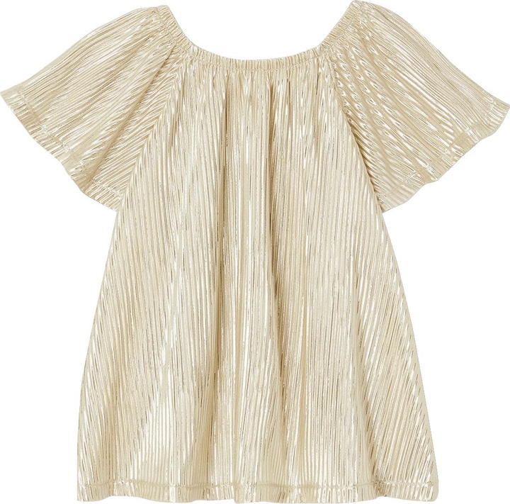 Actual product image Vertbaudet Festliche Mädchen Bluse mit Plisseefalten (98)