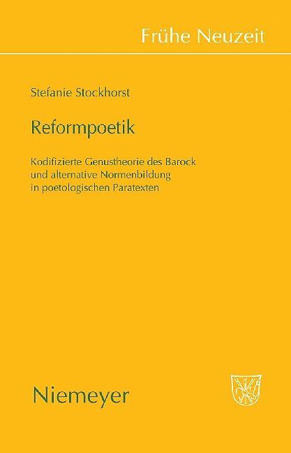 Produktbild Reformpoetik (Deutsch, 2008)
